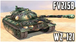 FV215b & WZ-121 WoT Blitz | Gameplay Episode