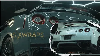 NARDO GREY VINYL WRAP on Nissan GTR R35| SixWraps Studio Mississauga