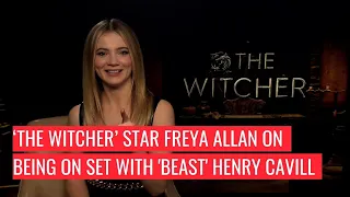 ‘The Witcher’ Star Freya Allan On Being On Set With ‘Beast’ Henry Cavill