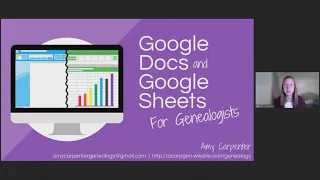 Google Docs and Google Sheets for Genealogists