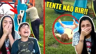 OS TOMBOS MAIS ENGRAÇADOS !! - TENTE NÃO RIR - Try not to laugh