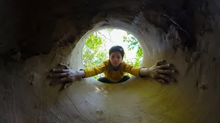 Girl Living Off Grid, Built The Most Secret Underground Home To Live in the Jungle