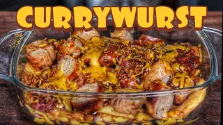 Dieser CURRYWURST SPEZIAL AUFLAUF lässt jede IMBISSBUDE im SCHATTEN stehen - 0815BBQ