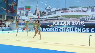 Team Italy - 3 balls 2 ropes 21.400 WCC Kazan 2018 AA