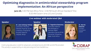Optimizing diagnostics in antimicrobial stewardship program implementation: An African perspective