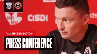 Paul Heckingbottom | West Bromwich Albion v Sheffield United | Pre-match Press Conference