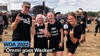 Renate Johannsen erfüllt sich an ihrem 82. Geburtstag den Traum vom Wacken Open Air