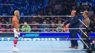 Solo Sikoa and Paul Heyman confronts Cody Rhodes - WWE SmackDown 3/24/2023