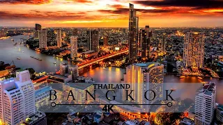 Bangkok 4k / Timelapse - Thailand Drone / Cinematic Drone Footage