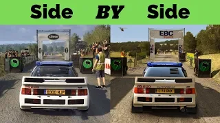DiRT Rally 1 vs DiRT Rally 2.0 // Germany // RS200 // Side by Side