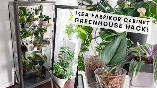 Ikea Greenhouse Glass Cabinet Tour and Tips (Hacking the Fabrikor Model Cabinet)