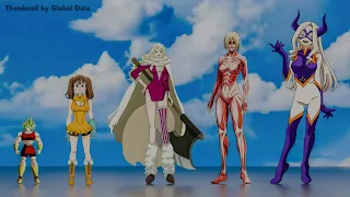 Anime Female Size Comparison 3D