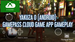 YAKUZA 0 (ANDROID) GAMEPASS CLOUD GAME APP GAMEPLAY