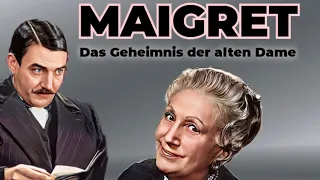 MAIGRET : DAS GEHEIMNIS DER ALTEN DAME #krimihörspiel  #retro  1963 URSULA KRIEG (MISS MARPLE)