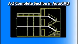 How to draw section in AutoCAD