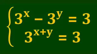 A Maths Olympiad Exponent Problem | Algebra Power Simplification | Find "x" & "y" ?