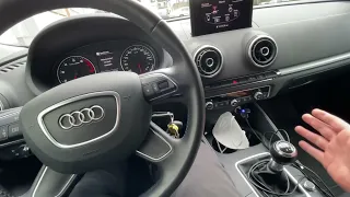 How to drive an Audi A3/S3 car with manual 6 gear transmission DIY