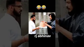 @rj abhinav|| new magic trick || Animal dung || faad magician ||😂😂