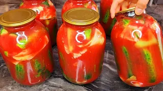 JUST POUR BOILING WATER! Grandma told an incredibly delicious recipe with cucumbers