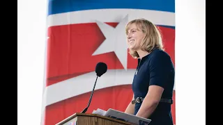 Enterprise (CVN 80) Ceremonial Keel Laying: Katie Ledecky (excerpt)