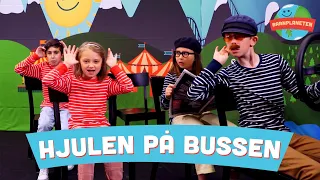 Hjulen på bussen - Barnmusik och barnsånger med Minikompisarna