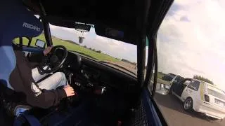 Onboard Ford Escort MK2 RS2000 Flugplatzslalom Melle