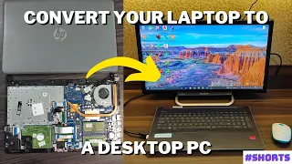 Convert Your Laptop to a Desktop PC #shorts