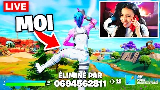 Je STREAMHACK cette FILLE jusqu'à ce qu'elle APPELLE mon NUMÉRO de TÉLÉPHONE sur Fortnite...