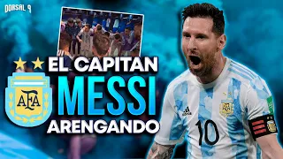 🏆 EL MAS GRANDE!!! Messi como nunca antes lo habías visto | La Arenga de Messi en copa america