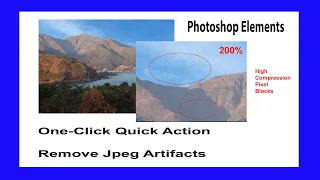 Remove jpeg Artifacts – Photoshop Elements