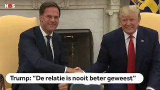 RUTTE EN TRUMP: Premier Rutte bezoekt Donald Trump in het Witte Huis