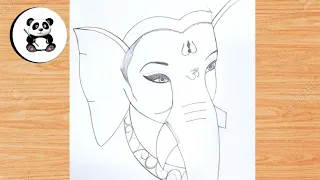 Laal bhag ganpati bappa drawing @TaposhiartsAcademy