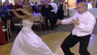 Nicole and Michael's First Dance-Crank That Soulja Boy Surprise Wedding"
