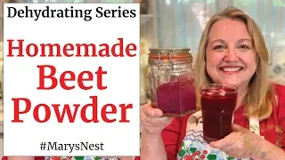 How to Make Beet Powder (Beetroot Powder)