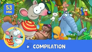 Rejoins Toupie et Binou dans ces 17 aventures extraordinaires remplies d'animaux! | Compilation