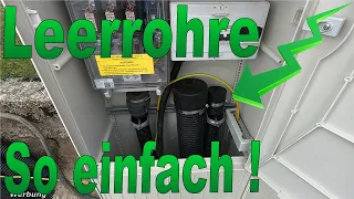 Leerrohre verbinden und verschließen 🤔Mit diesem Trick kann das jeder super günstig und einfach