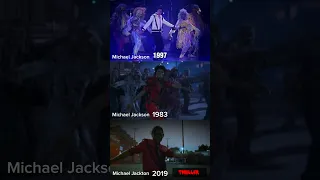 History of thrillers🧟 #michaeljackton #mj #moonwalk #thriller #michaeljackson #40thanniversary