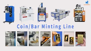 How to Make Gold Coins and Minted Bars：Gold/Silver Coin Making Machines Manufacturer