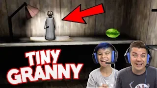 GRANNY HAS A LITTLE SISTER?! Escaping Tiny Granny's House