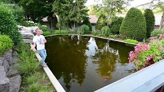 Modern Koi Blog #3347 - Deshalb gibt es im Schwabenpark in dessen 130.000 Liter Koiteich keine Algen