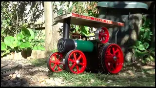 Jack Rumsey Central Model Railway Mamod TE1A Steam Traction Engine Running Session