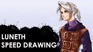 FFIII Luneth Speed Drawing - FF IMAGINE