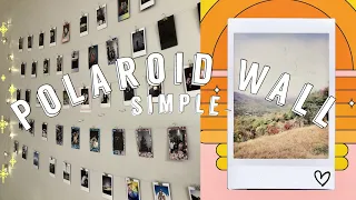 HOW TO DISPLAY POLAROIDS (2020 Edition): Easy/Simple DIY Polaroid Wall