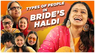 Types Of People In Bride's Haldi || Captain Nick