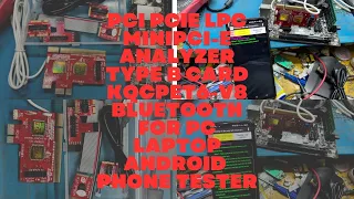 PCI PCIE LPC MiniPCI-E Analyzer Type B Card KQCPET6-V8 Bluetooth for PC Laptop Android ​phone Tester