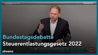 Bundestagsdebatte zum Steuerentlastungsgesetz 2022 am 12.05.22