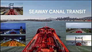 Tanker in transit St. Lawrence Seaway and Welland canal (CANADA)/ 15 locks to Great lakes / Pilotage