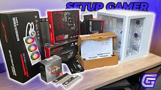 MONTEI O SETUP GAMER BARATO DA MINHA ESPOSA - MONTAGEM DO PC PASSO A PASSO