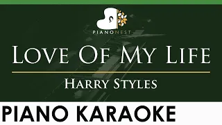 Harry Styles - Love Of My Life - LOWER Key (Piano Karaoke Instrumental)