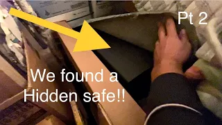 Pt 2 Hidden safe in a hoarded house!?!